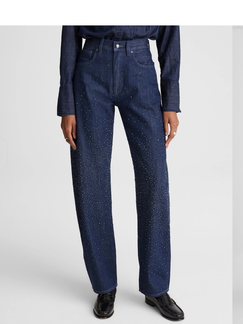 Madewell The Balloon Jean In Rinse Wash - Size 28